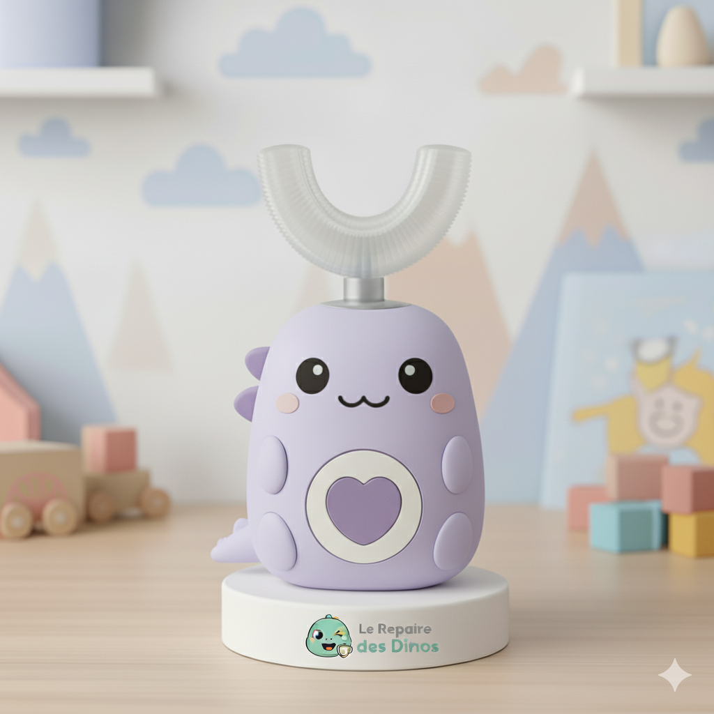 Brosse à Dents Électrique en Forme de U pour Enfants