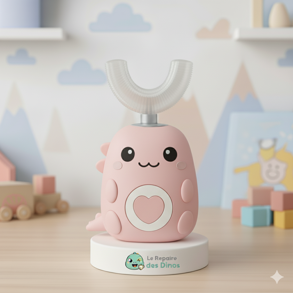 Brosse à Dents Électrique en Forme de U pour Enfants